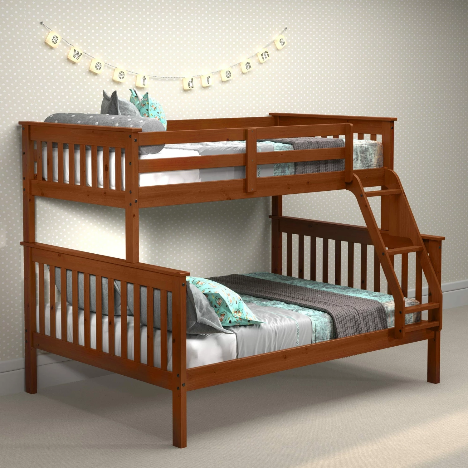 Twin/Full Mission Bunkbed Espresso 5 Twin/Full Mission Bunkbed Espresso - Image 4