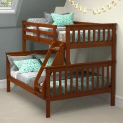 Twin/Full Mission Bunkbed Espresso 10 Twin/Full Mission Bunkbed Espresso -WALKER EDISON Shop DT 122 3 TFE 4