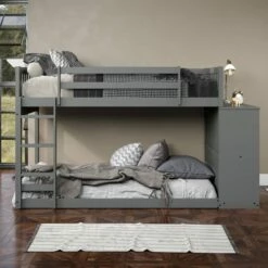 Mission Chest Bunk Dark Grey -WALKER EDISON Shop DT 1600 TTDG 2