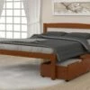 Full Econo Bed With Dual Under Bed Drawers Espresso Finish -WALKER EDISON Shop DT 575 FE 505 E
