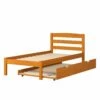 Twin Econo Bed With Trundle Bed Honey Finish -WALKER EDISON Shop DT 575 TH 503 H