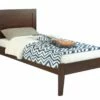 Twin Econo Bed W/Solid Headboard Cappuccino -WALKER EDISON Shop DT 585 TCP