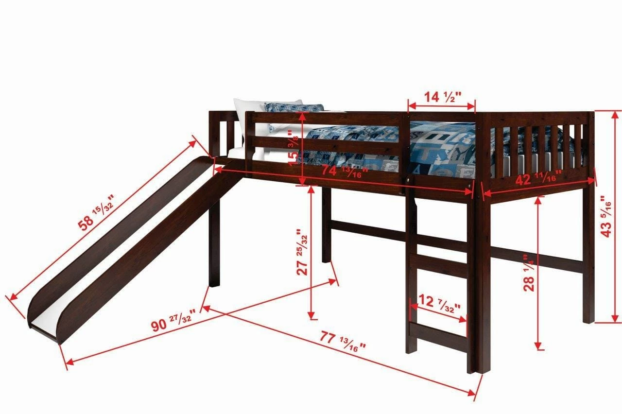 Mission Low Loft Cappuccino W/Pink Tent Kit 4 Mission Low Loft Cappuccino W/Pink Tent Kit - Image 2
