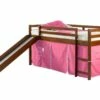 Tent Bed Espresso W/Pink Tent Kit -WALKER EDISON Shop DT 750 TE 750C TP