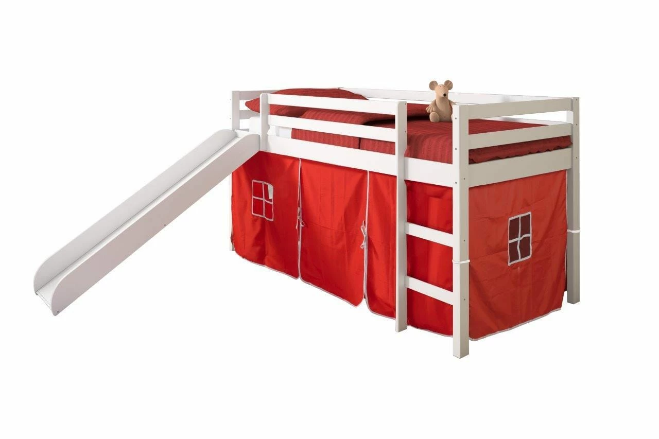 Tent Bed White W/Red Tent Kit 3 Tent Bed White W/Red Tent Kit