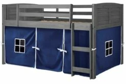 Louver Low Loft Antique Grey W/Blue Tent Kit