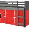 Louver Low Loft Antique Grey W/Red Tent Kit