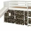 Twin Louver Low Loft White W/Camo Tent & Slide -WALKER EDISON Shop DT 790 ATW 750C TC 785 W