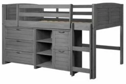Louver Low Loft (Configuration 1) Antique Grey