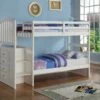 Arch Mission Stairway Bunkbed White