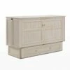 NYC Deal Daisy Queen Murphy Cabinet Bed Buttercream -WALKER EDISON Shop Daisy Cabinet Murphy Bed 1 2n 1