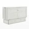 Daisy Queen Murphy Cabinet Bed White -WALKER EDISON Shop Daisy Cabinet Murphy Bed 1 White