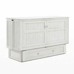 Daisy Queen Murphy Cabinet Bed -WALKER EDISON Shop Daisy Cabinet Murphy Bed 1 White 2