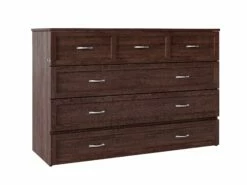 Deerfield Murphy Bed (Chest Bed) Burnt Amber