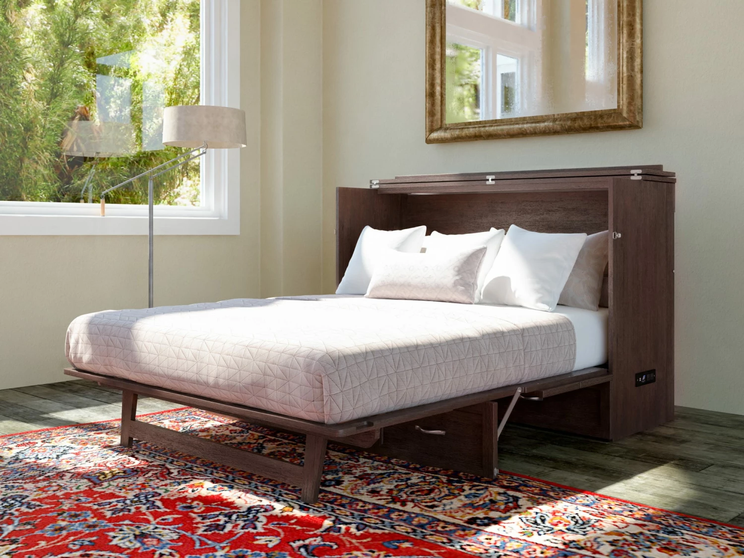 Deerfield Murphy Bed (Chest Bed) Burnt Amber 7 Deerfield Murphy Bed (Chest Bed) Burnt Amber - Image 5