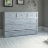 Deerfield Murphy Bed (Chest Bed) Driftwood Gray 1 Deerfield Murphy Bed (Chest Bed) Driftwood Gray -WALKER EDISON Shop Deerfield Driftwood 001