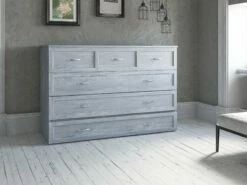 Deerfield Murphy Bed (Chest Bed) Driftwood Gray