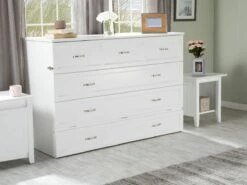 Deerfield Murphy Bed (Chest Bed) White