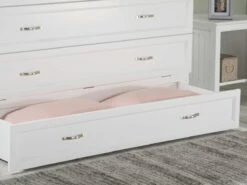 Deerfield Murphy Bed (Chest Bed) White -WALKER EDISON Shop Deerfield White 003