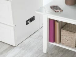 Deerfield Murphy Bed (Chest Bed) White -WALKER EDISON Shop Deerfield White 004 1