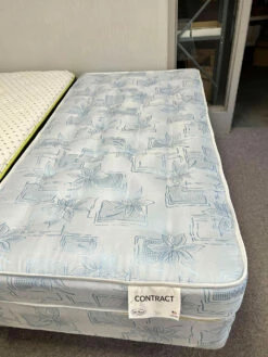 Dormitory Blue Damask 7 Inch Mattress