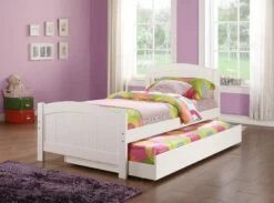 F9218 White Twin Bed
