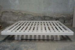 Elate Platform Storage King Bed - Mango Wood/Bleach Finish