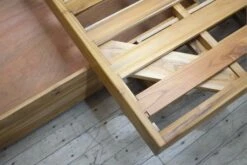 Elate Platform Storage King Bed - Teak Wood/Natural Finish -WALKER EDISON Shop FTS BDPLTTN K 3