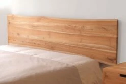 Kali Queen Bed Headboard - Teak Wood/Tinted Finish