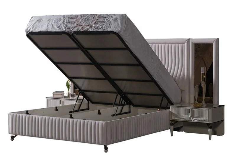 Kuvars King Headboard, Cream 4 Kuvars King Headboard, Cream - Image 2