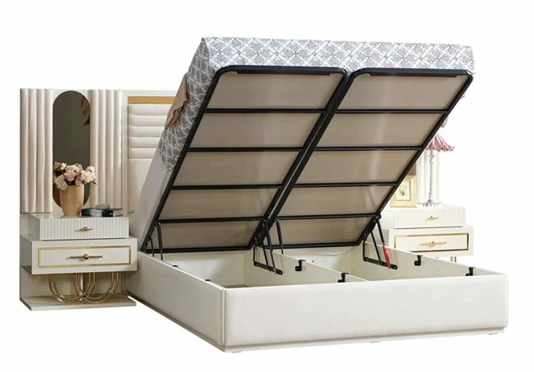 Marsel Queen Headboard, Cream 4 Marsel Queen Headboard, Cream - Image 2