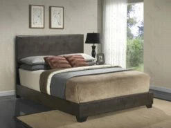 Upholstered Bed Cappuccino
