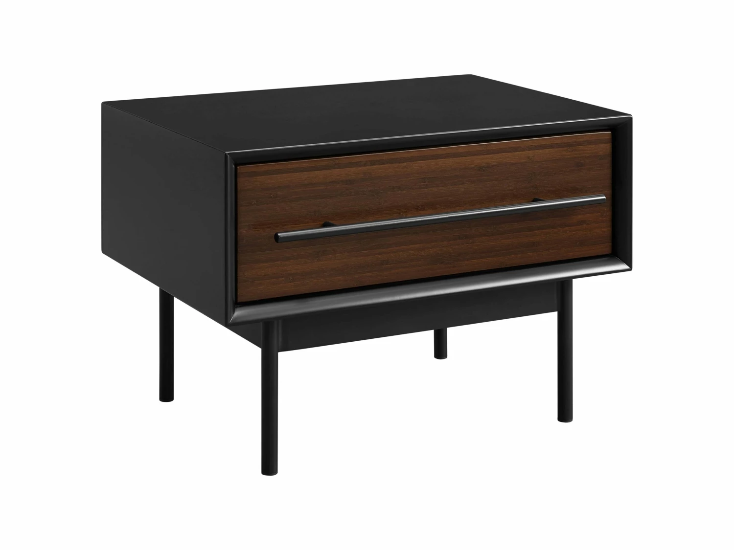 Park Avenue Ruby & Onyx 1 Drawer Nightstand 4 Park Avenue Ruby & Onyx 1 Drawer Nightstand - Image 2
