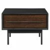 Park Avenue Ruby & Onyx 1 Drawer Nightstand -WALKER EDISON Shop GT GPA0004RB