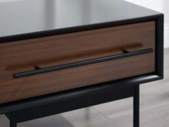 Park Avenue Ruby & Onyx 1 Drawer Nightstand 10 Park Avenue Ruby & Onyx 1 Drawer Nightstand -WALKER EDISON Shop GT GPA0004RB 2