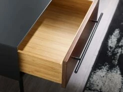 Park Avenue Ruby & Onyx 1 Drawer Nightstand 12 Park Avenue Ruby & Onyx 1 Drawer Nightstand -WALKER EDISON Shop GT GPA0004RB 4