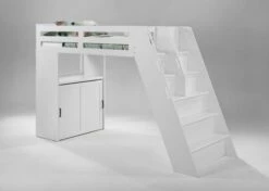 Galaxy Twin Loft Bunk White (Dual-Tone)