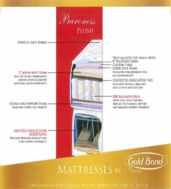 Baroness 12 Inch Plush Mattress
