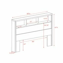 District Storage Headboard -WALKER EDISON Shop HFQ 0500 1 dim