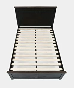 Madison County Vintage Black Queen Panel Bed -WALKER EDISON Shop JFR 1702B QPHBQRSQPFBKT 2