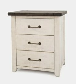 Madison County White Power Nightstand -WALKER EDISON Shop JFR 1706B 90 2