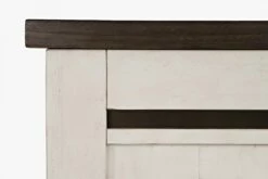 Madison County Vintage White King Panel Bed -WALKER EDISON Shop JFR 1706B KPHBKRSKPFBKT 4