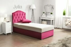 Julia Lift-Up Storage Bed Pink