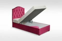 Julia Lift-Up Storage Bed Gray 9 Julia Lift-Up Storage Bed Gray -WALKER EDISON Shop Julia Pink Bed 4 1
