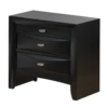 Linda Black Nightstand -WALKER EDISON Shop LINDA BL NS
