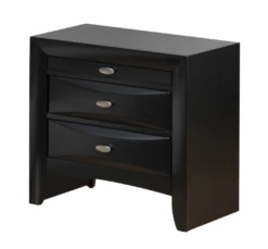 Linda Black Nightstand