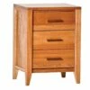 Luna 3 Drawer Nightstand Natural -WALKER EDISON Shop LUNA 3 NS NA