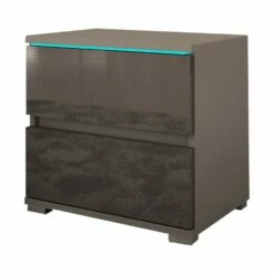 Euphoria 06 Gray Modern Nightstand -WALKER EDISON Shop MF EUPHORIA 06 GRY NS 1