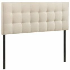 Lily King Upholstered Fabric Headboard Ivory 9 Lily King Upholstered Fabric Headboard Ivory -WALKER EDISON Shop MOD 5144 IVO 3