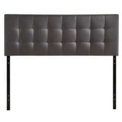 Lily King Upholstered Vinyl Headboard Brown